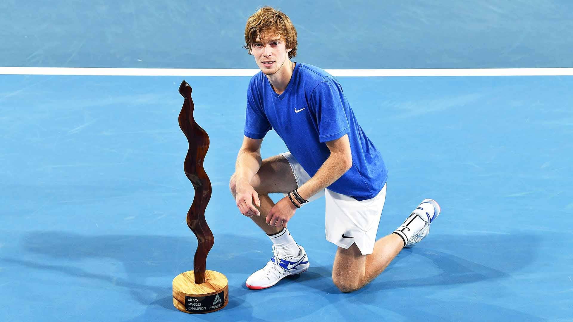 Andrey Rublev owns an 8-0 record this season.