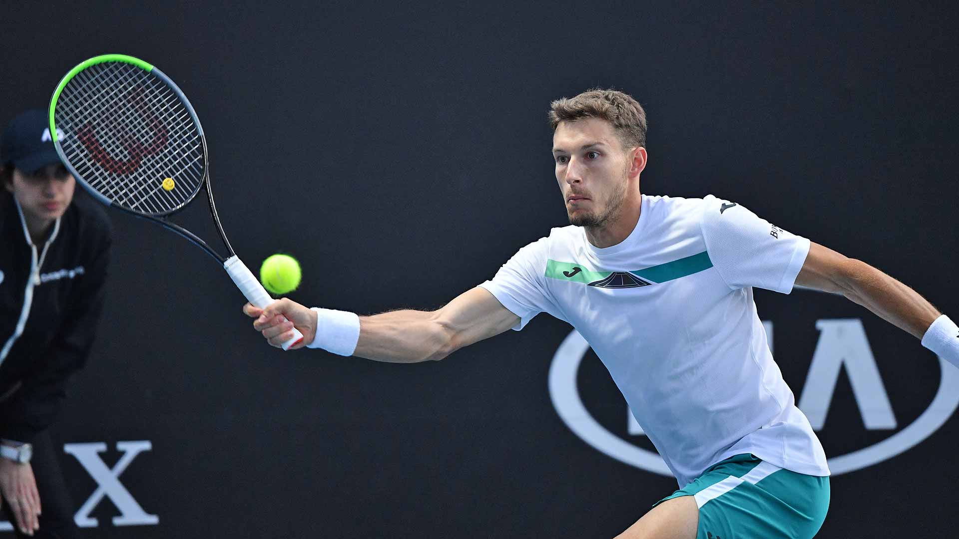 Pablo Carreno Busta is pursuing his first win on his fifth attempt against Rafael Nadal.