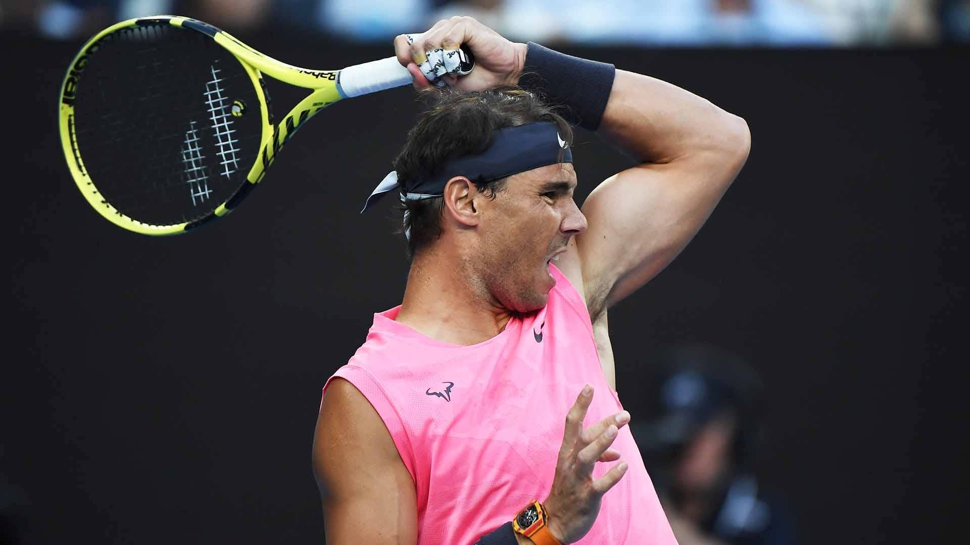 <a href='https://www.atptour.com/en/players/rafael-nadal/n409/overview'>Rafael Nadal</a> owns 19 Grand Slam titles.