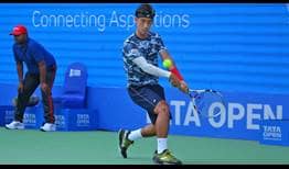 Yuichi Sugita debuta con victoria en el Tata Open Maharashtra 2020.