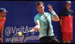 Pedro Martínez derrotó en primera ronda del Córdoba Open a Federico Gaio por 4-6, 6-3, 6-4.