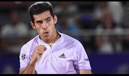 Chile's Cristian Garin improves to 2-2 against Diego Schwartzman in their ATP Head2Head series on Sunday at the Cordoba Open.
