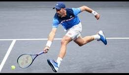 Steve Johnson queda con récord de 2-0 ante Sandgren tras superarlo este lunes en Nueva York.