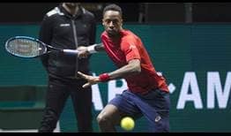 Monfils Rotterdam 2020 Saturday Forehand