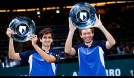 Pierre-Hugues Herbert y Nicolas Mahut levantan su segunda corona en el ABN AMRO World Tennis Championships (2018, 2020).