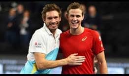 Nicolas Mahut and Vasek Pospisil are unbeaten in eight matches as a team.