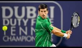 Novak Djokovic se encuentra invicto en el ATP Tour esta temporada.