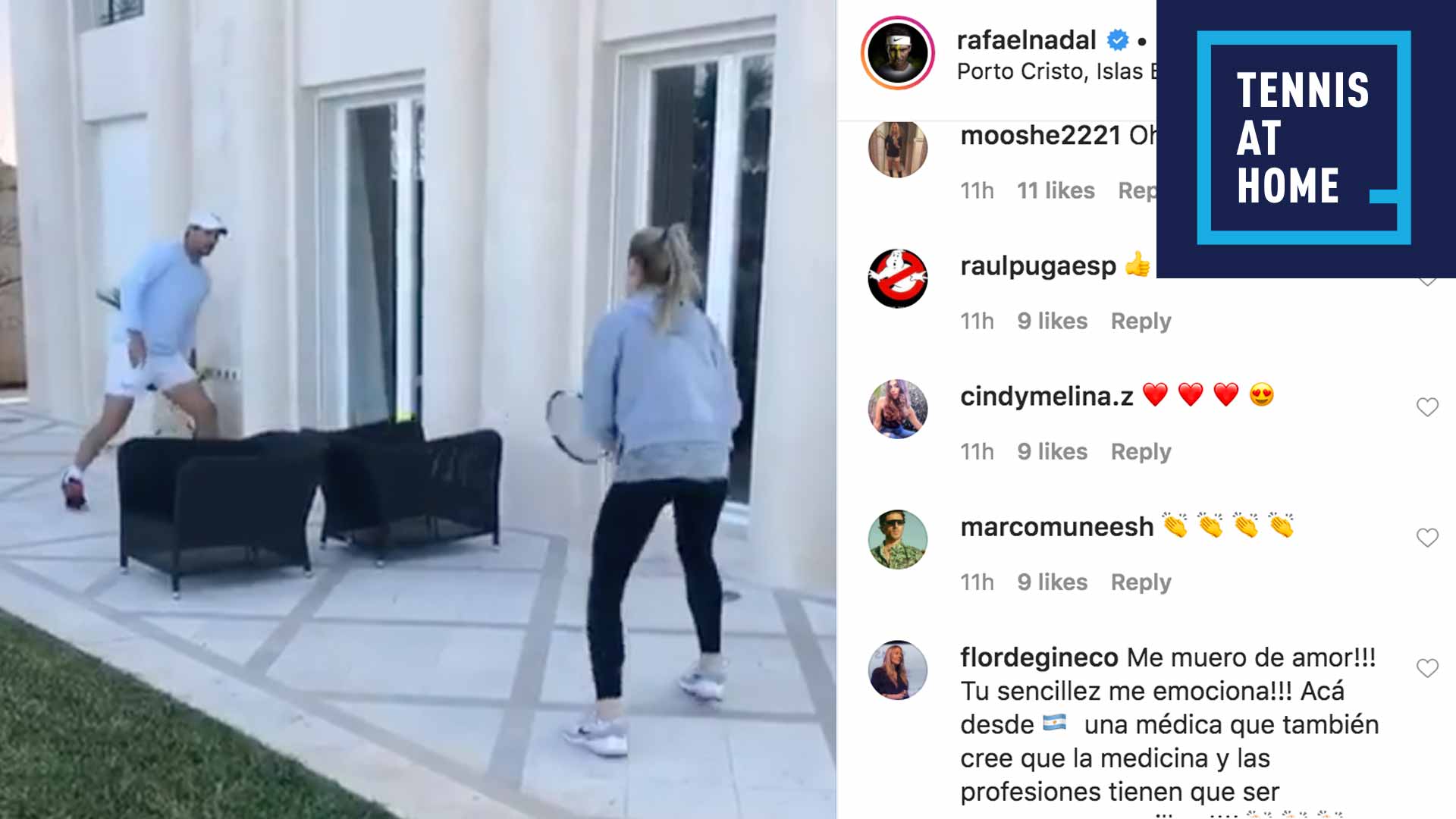 Tennis At Home Open: Rafael Nadal's Intense Backyard ...