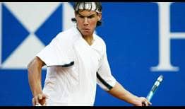 Rafael Nadal earned his first Top 10 victory against Albert Costa at the 2003 Rolex Monte-Carlo Masters.