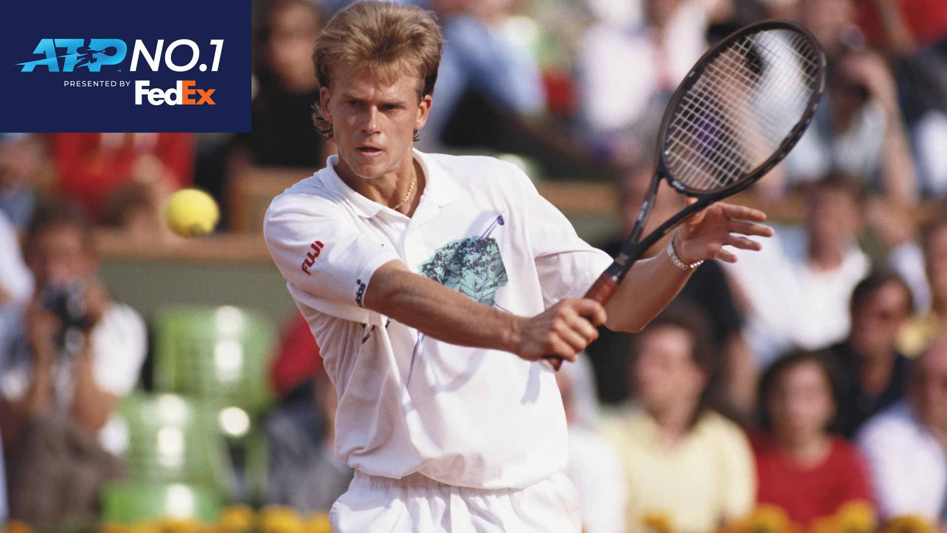 Stefan Edberg first reached No. 1 in the FedEx ATP Rankings in 1990.