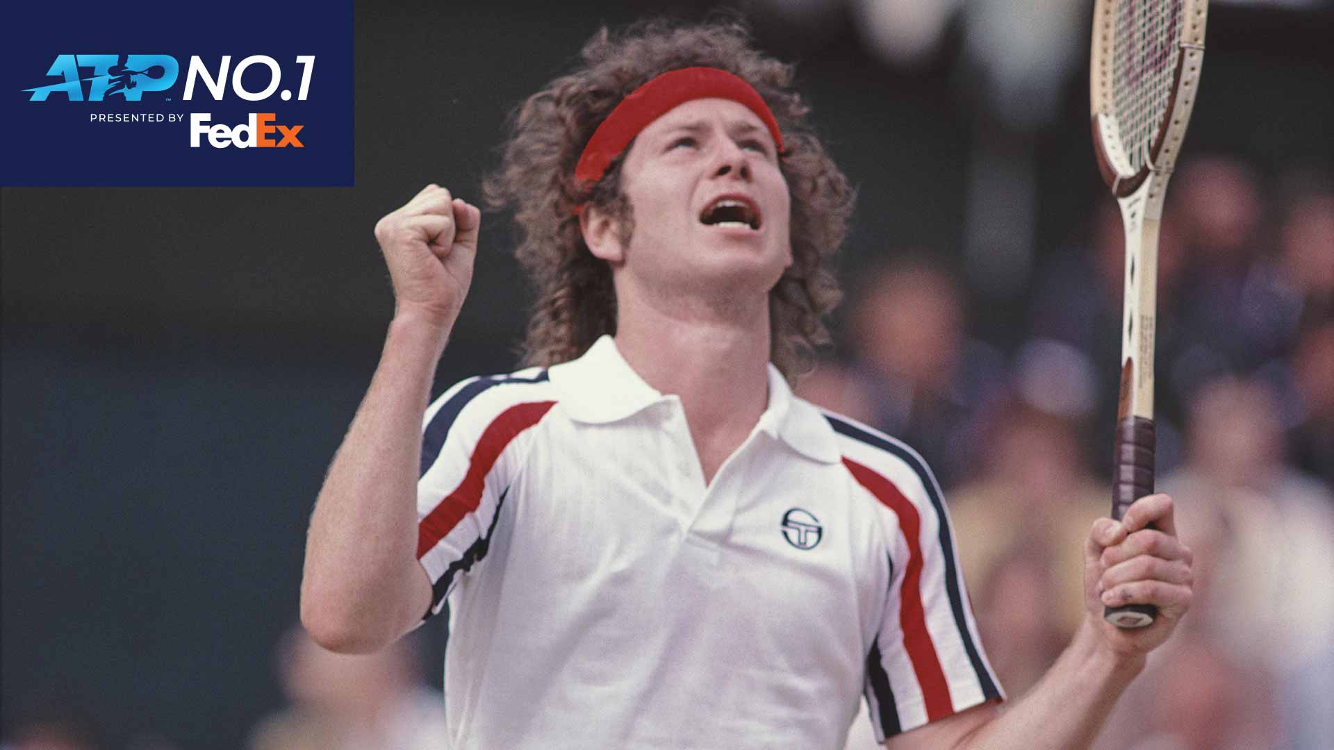 El estadounidense John McEnroe ha sido el quinto jugador en ascender al número 1 en la historia del ranking.