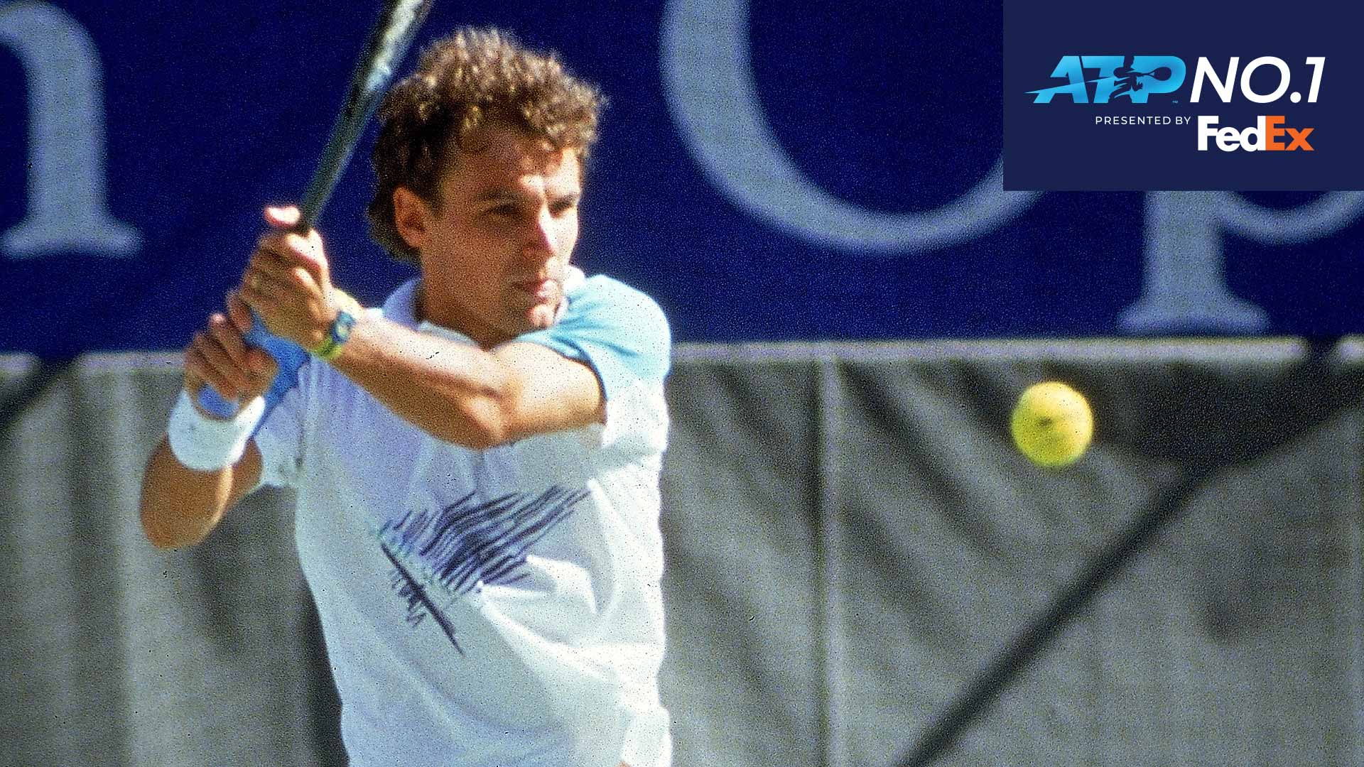 Sweden's Mats Wilander followed in the footsteps of his idol, Bjorn Borg, by rising to No. 1 in the FedEx ATP Rankings in September 1988.
