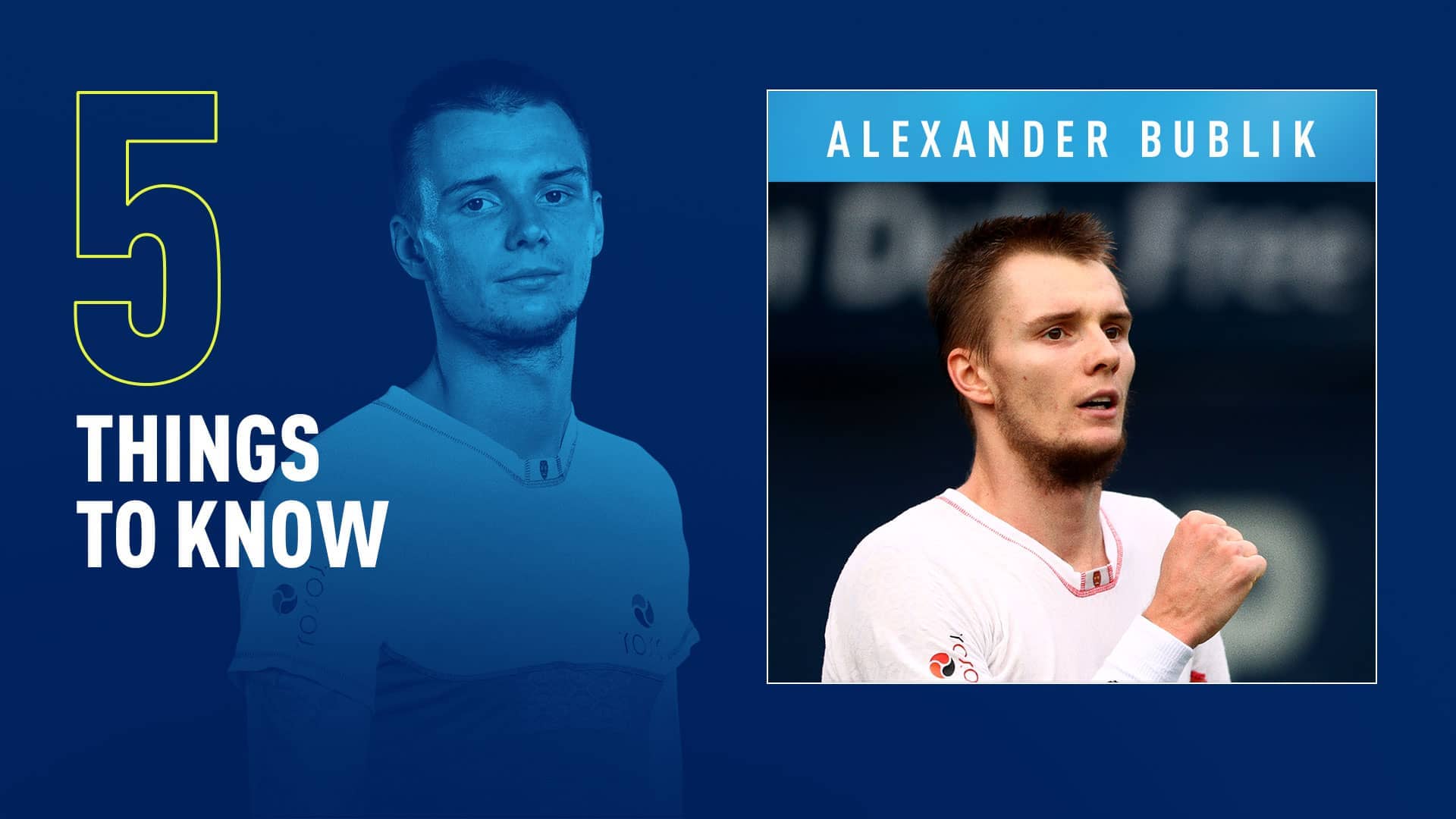 Alexander Bublik is No. 51 in the FedEx ATP Rankings.