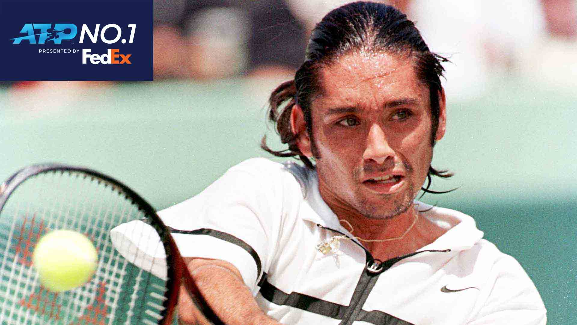 Marcelo Rios spent six weeks at the top of the FedEx ATP Rankings in 1998.
