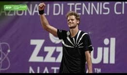 Yannick Hanfmann is the champion in Todi, claiming his sixth ATP Challenger Tour title.