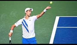 Djokovic WS Open 2020 Wednesday Serve