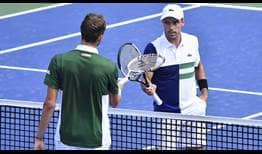 Medvedev Bautista Agut WS Open 2020 Wednesday Racquet Touch