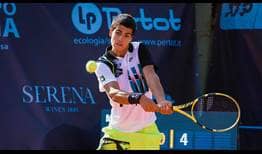 Carlos Alcaraz está completando la mejor actuación de su carrera en un ATP Challenger Tour en Trieste (Italia).