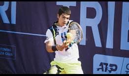 El español Carlos Alcaraz disputará su primera final ATP Challenger en Trieste (Italia).