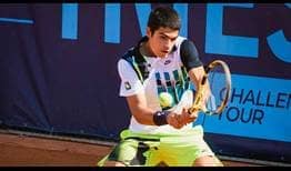 Carlos Alcaraz conquistó su primer ATP Challenger Tour con 17 años, 3 meses y 26 días.