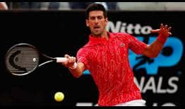 Novak Djokovic persigue este lunes su quinta corona en el Internazionali BNL d'Italia.