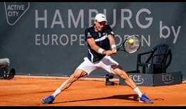 Roberto Bautista Agut se estrenó este martes en el Hamburg European Open con victoria ante Nikoloz Basilashvili por 6-4, 6-3.