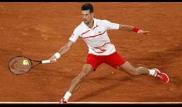 Djokovic Roland Garros 2020 Day 3 Forehand