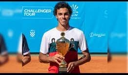 Francisco Cerundolo claims his maiden ATP Challenger Tour on the clay of Split, Croatia.