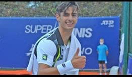 World No. 143 Lorenzo Musetti, 18, is the youngest player in the Top 150 of the FedEx ATP Rankings.
