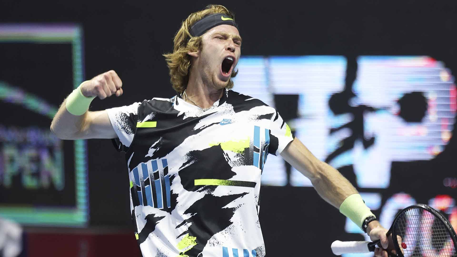 Andrey Rublev owns a 34-7 record in 2020.