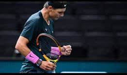 Rafael Nadal perseguía su victoria 1.000 ante Feliciano López en el Rolex Paris Masters.