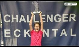 Sebastian Korda is the champion in Eckental, claiming his first ATP Challenger Tour title.