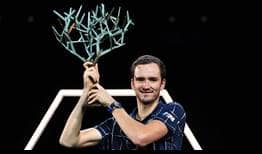 Daniil Medvedev sumó su tercera corona ATP Masters 1000 en París, tras ganar el pasado año en Cincinnati y Shanghái.