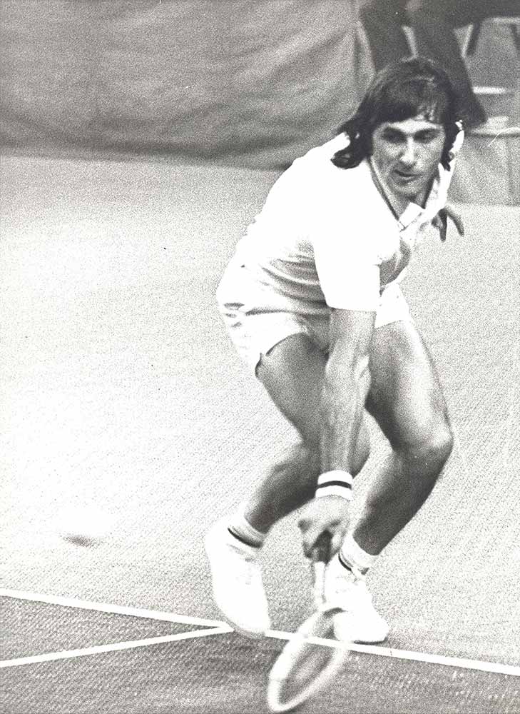 <a href='https://www.atptour.com/en/players/ilie-nastase/n008/overview'>Ilie Nastase</a>. Photo: FC Barcelona/Horacio Seguí