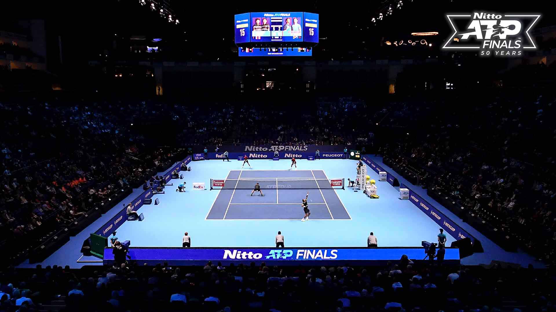 Pierre-Hugues Herbert and Nicolas Mahut won the 2019 Nitto ATP Finals doubles title.