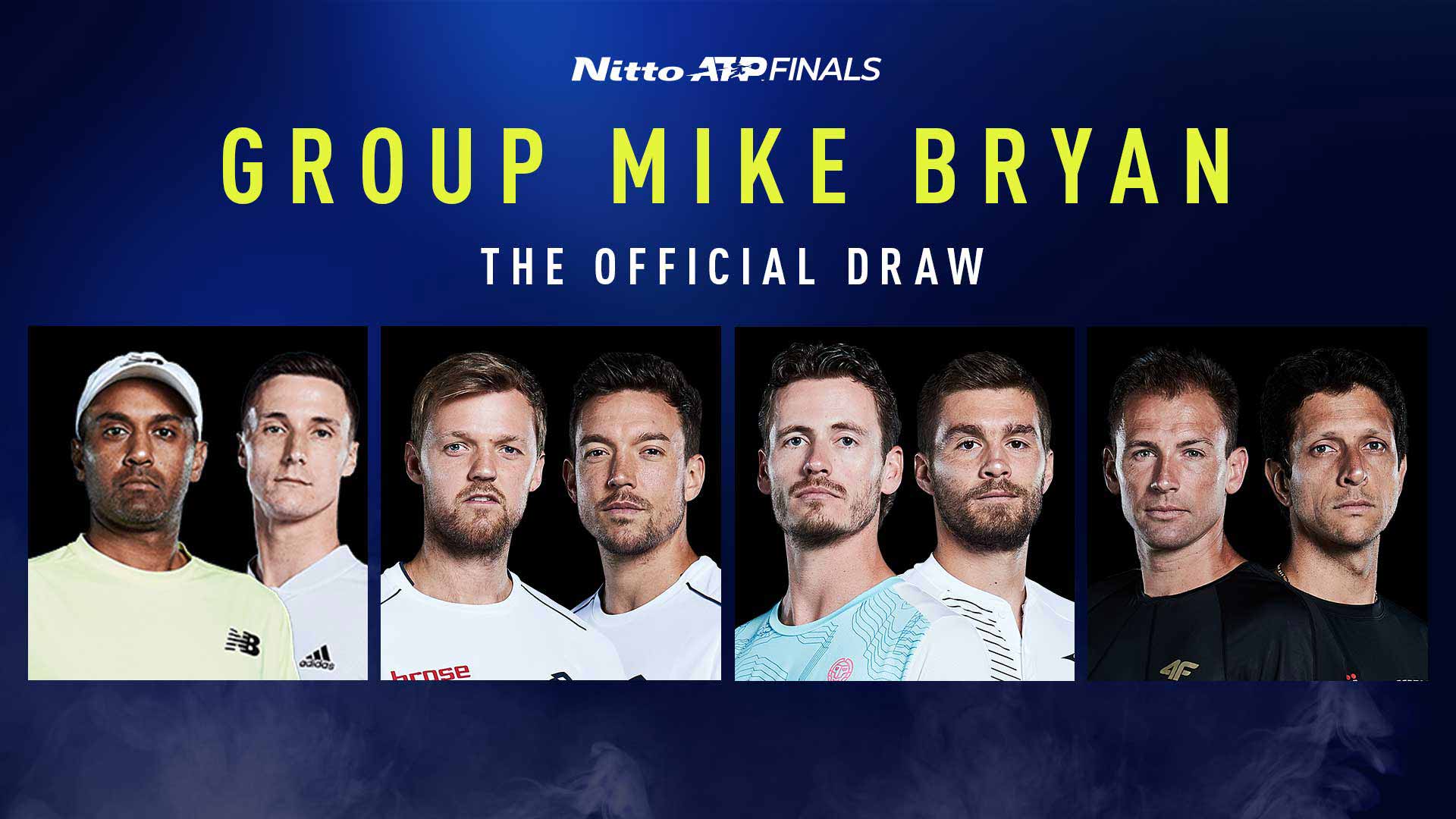 Nitto ATP Finals Doubles Draw Revealed ATP Tour Tennis