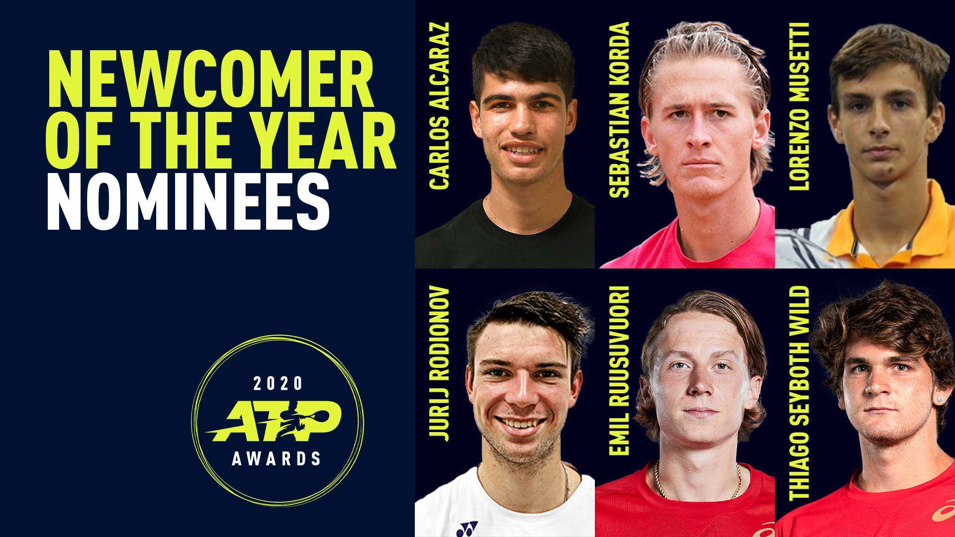 2020 Newcomer of the Year Nominees