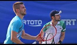 Nikola Mektic and Mate Pavic won their first match of the season in Antalya on Friday in a Match Tie-break.
