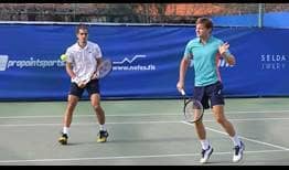 Pierre-Hugues Herbert and David Goffin, who met in the singles first round on Thursday, lost together in Antalya.