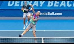 Ariel Behar and Gonzalo Escobar reach their first ATP Tour doubles final in Delray Beach.