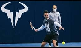 Roberto Bautista Agut trained with Rafael Nadal in Mallorca ahead of their trip to Australia.