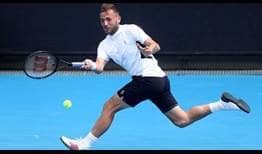 Eighth seed Daniel Evans reached his third ATP Tour final after beating Jeremy Chardy on Saturday at the Murray River Open.