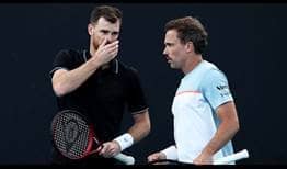 Jamie Murray and Bruno Soares will contest their 20th tour-level final as a team (10-9) at the Great Ocean Road Open.