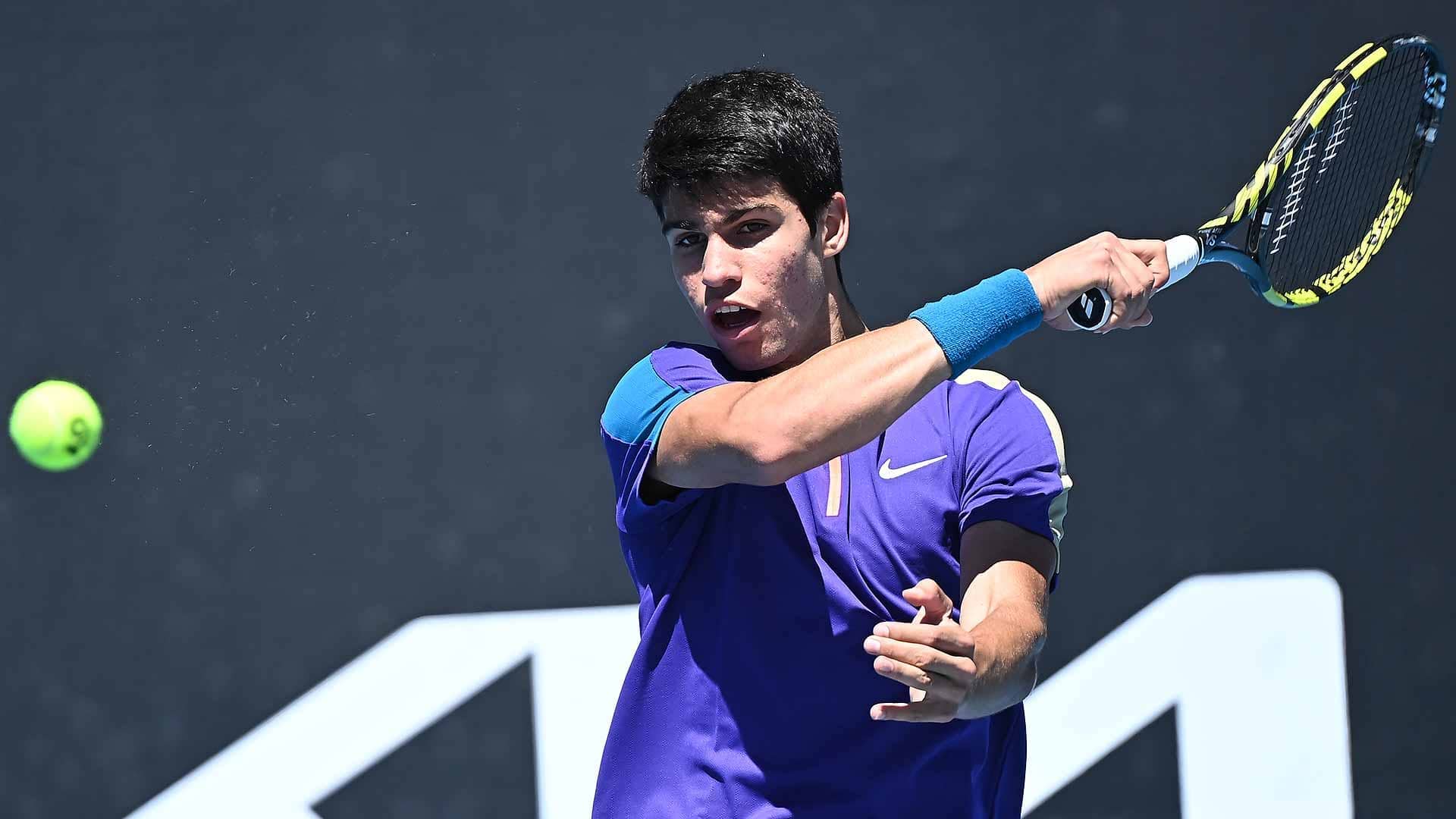 17-year-old Carlos Alcaraz wins Grand Slam debut at Australian Open |  ATP Tour