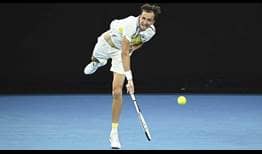Medvedev Australian Open 2021 Day 4 Serve