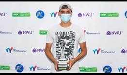 Benjamin Bonzi is the champion in Potchefstroom, claiming his maiden ATP Challenger Tour title.