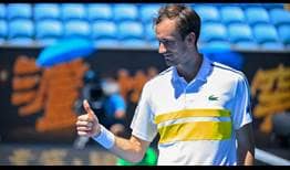 Daniil Medvedev se clasificó este miércoles para las semifinales del Abierto de Australia 2021.