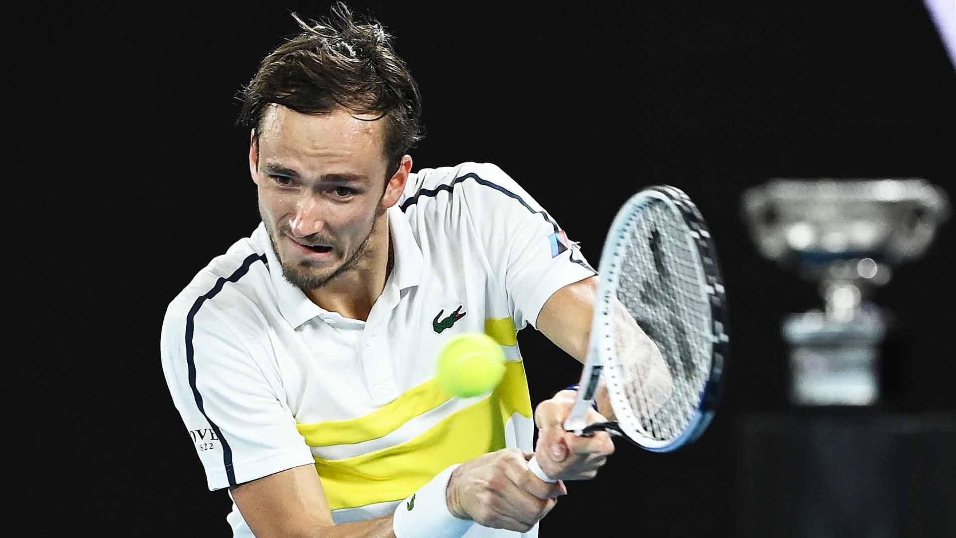 <a href='https://www.atptour.com/en/players/daniil-medvedev/mm58/overview'>Daniil Medvedev</a> is aiming to capture his first Grand Slam title at the <a href='https://www.atptour.com/en/tournaments/australian-open/580/overview'>Australian Open</a>.