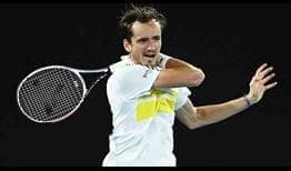 Medvedev Australian Open 2021 Day 12 Forehand