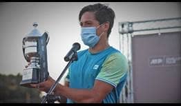 Sebastian Baez claims his maiden ATP Challenger Tour title in Concepcion.